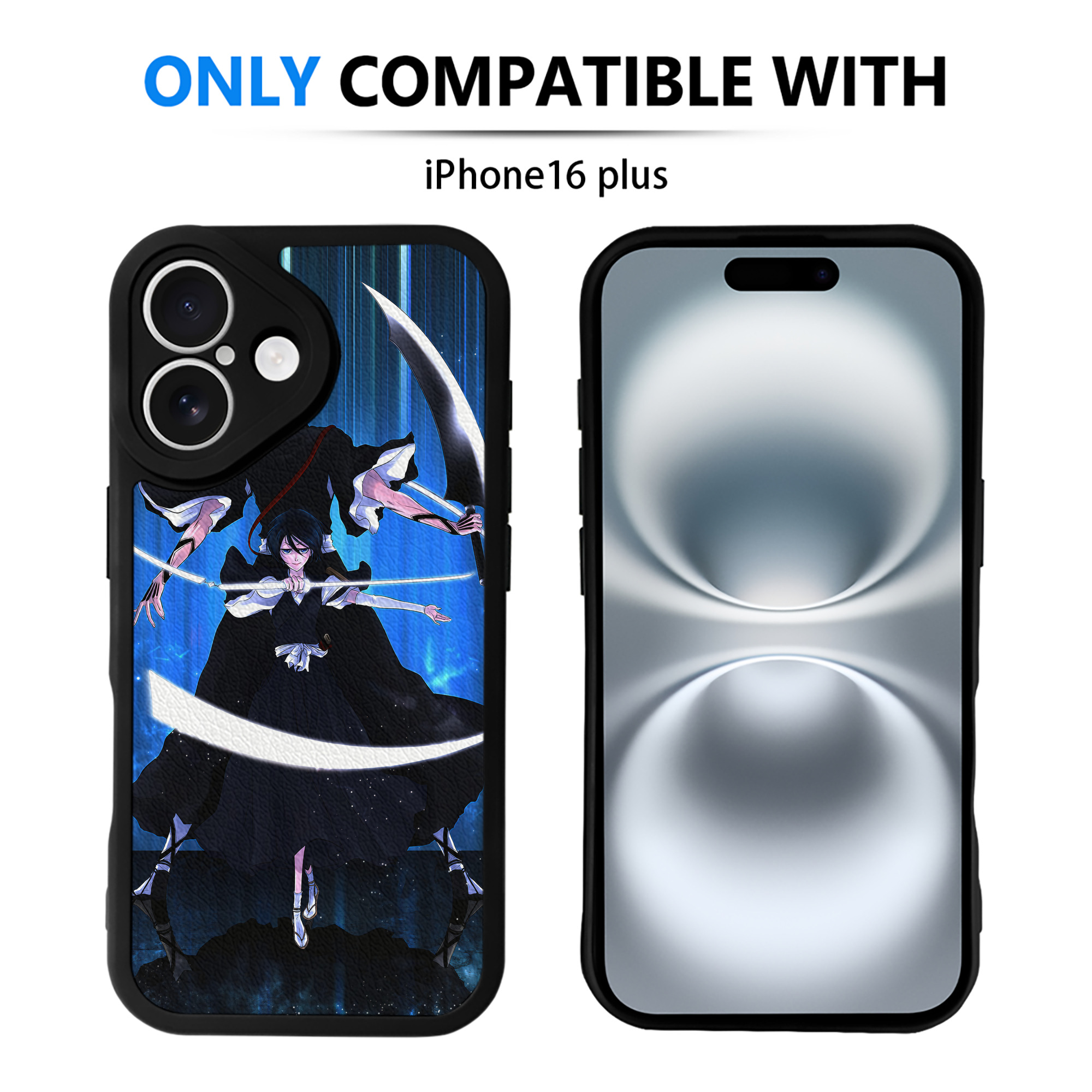 （画像用） ブリーチ BLEACH 【iPhone 16シリーズ対応】シリコンスマホケース（レザー調） 材質：シリコン